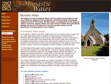 Tablet Screenshot of monasticwales.org